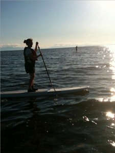 SUP on the Pacific Ocean